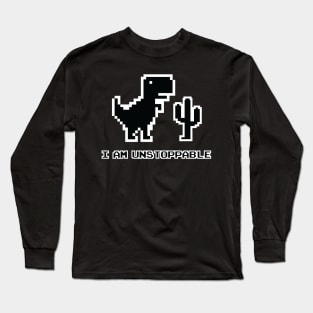 chrome dino Long Sleeve T-Shirt